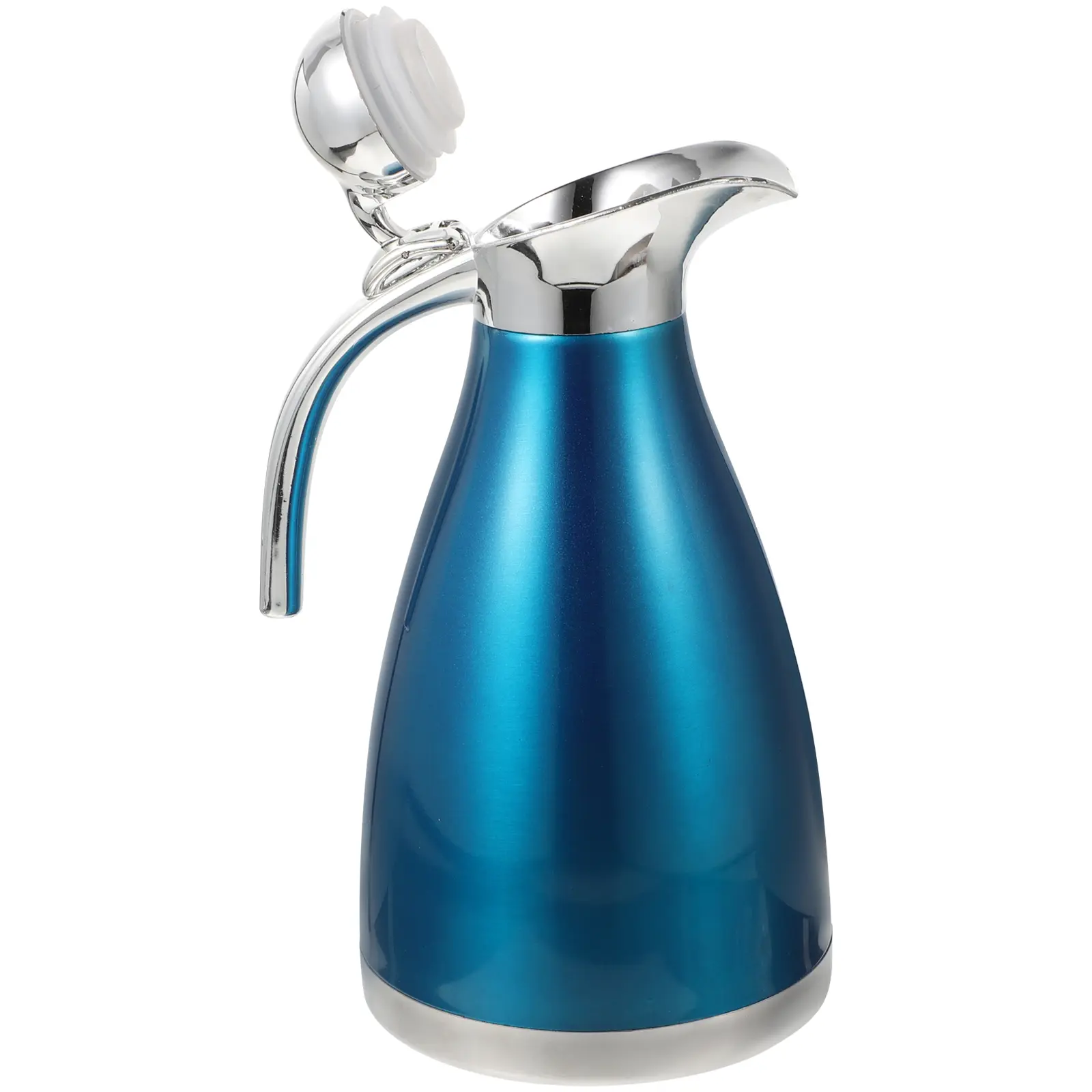 Double-layer Insulation Pot Blue Kettle Insulated Water Jug Bottle Coffee Teapot Travel