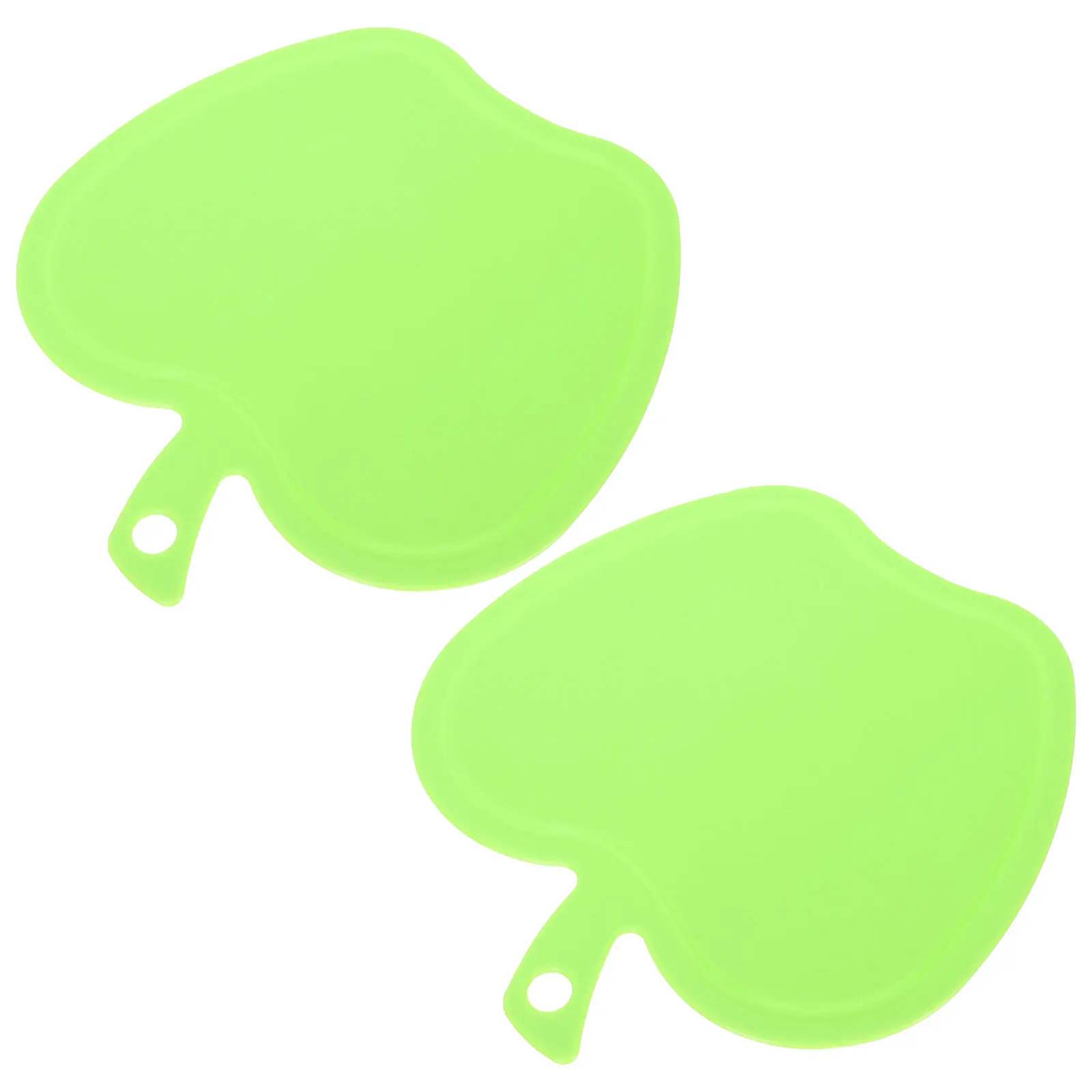 2pcs Apple Cutting Board High-Density Plastic Heat-Resistant Dishwasher-Safe Hanging Kitchen Board for Meat Fruit