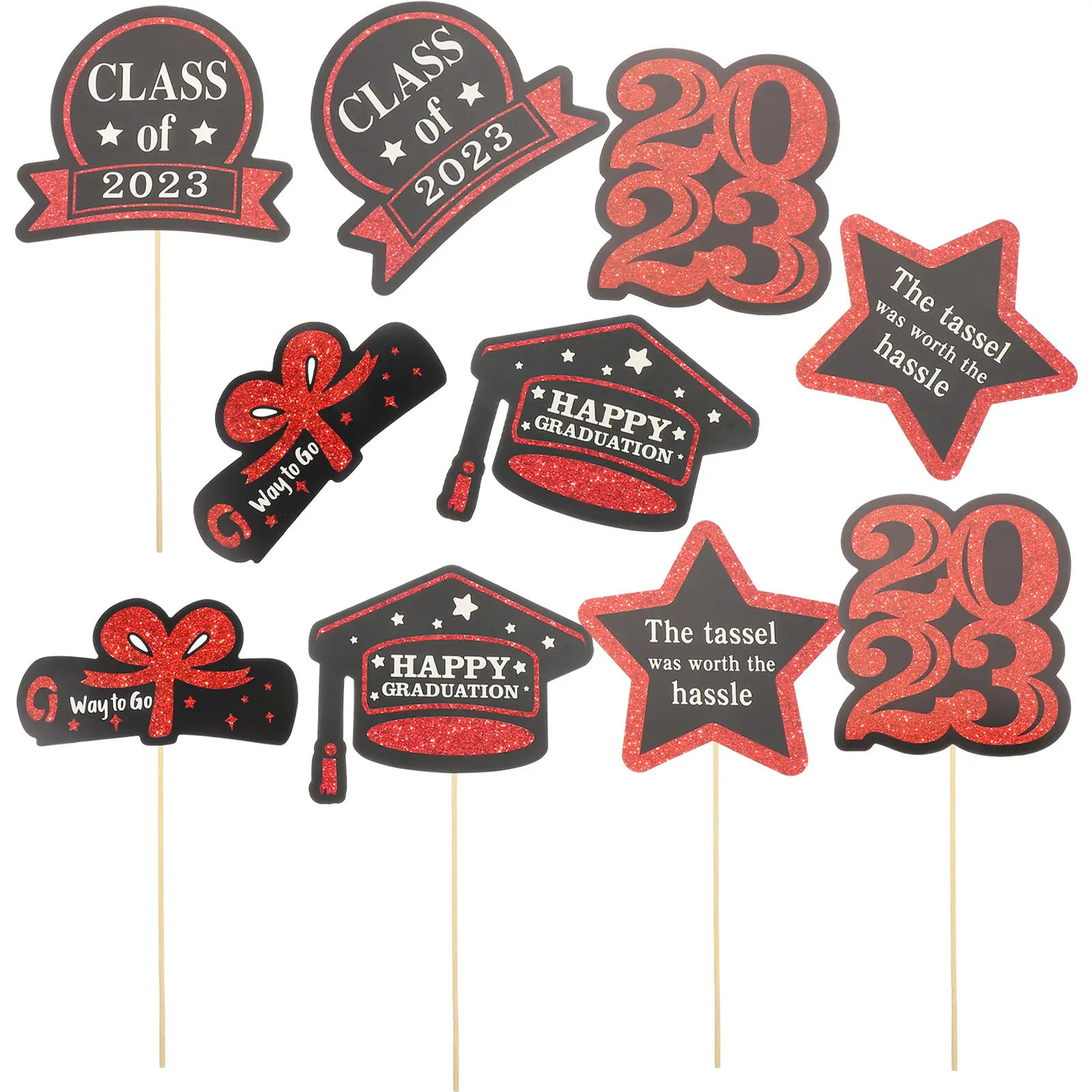 Cake Insert Graduation Decorations Flower Container Diy Cards Vase Paper Cup Centerpieces for Tables