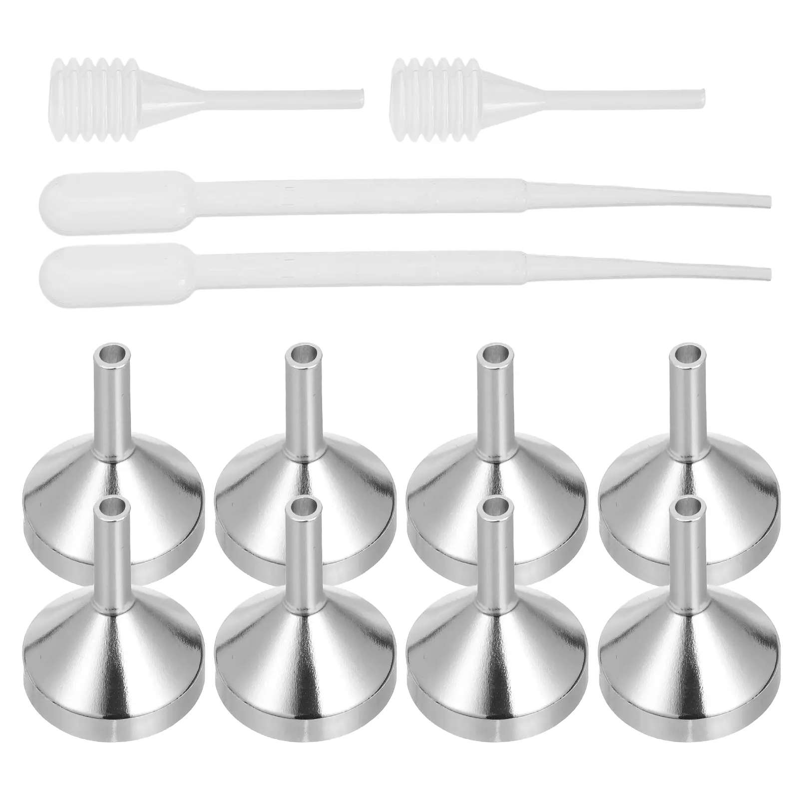 Metal Funnel Small Jars Mini Water Bottle Funnels Funnels For Filling Perfume Bottles for Liquids Travel Sauce Bottles Tiny