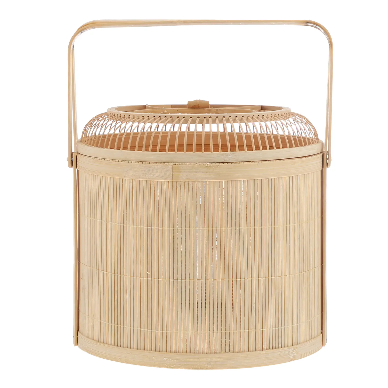 Bamboo Basket Large Woven Fruit Container H made Storage Picnic Home Decor Easy Clean Moon Cake Basket Fruits