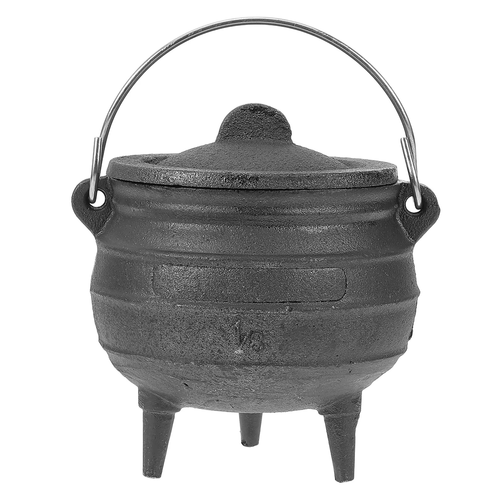 Pot 1/8 Cast Iron Witch Pot Figurines Style Craft Decor Sacrifice Prop Religious Halloween Party Wok