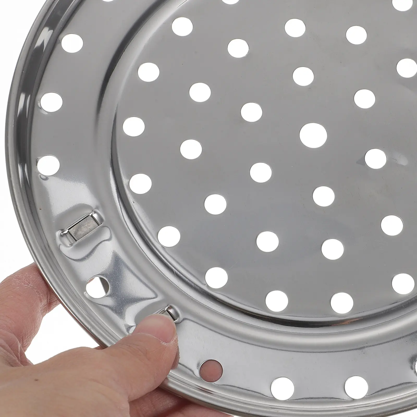2pcs Stainless Steel Steamer Rack 20CM Thickened Even Holes Rice Cooker Steam Kitchen Appliances Heat Resistant