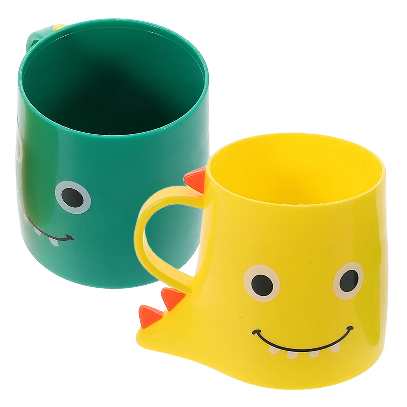2 pcs Cartoon Mouthwash Cup Kids Toothbrush Bathroom Drinking Glass Black Baby Coffee Toy Cups Plastic Easy Clean