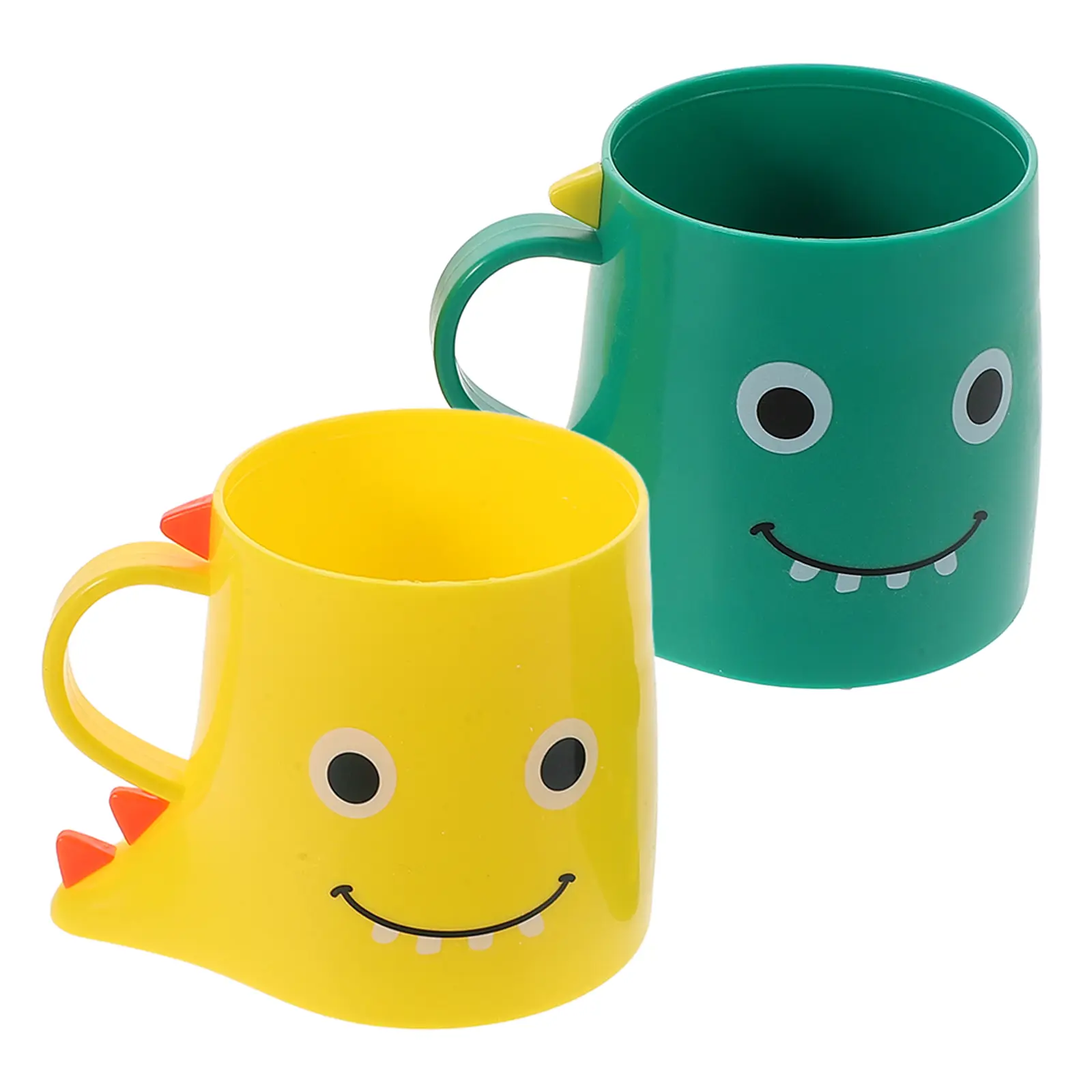 2 pcs Cartoon Mouthwash Cup Kids Toothbrush Bathroom Drinking Glass Black Baby Coffee Toy Cups Plastic Easy Clean