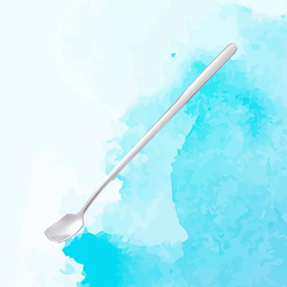 Stainless Steel Coffee Stirrer Long Handle Bartending Cocktail Stirrers Non Toxic Rustproof for Home Bar Beverage Shop