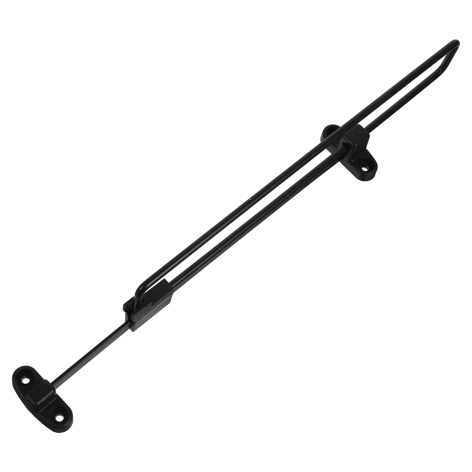 s Telescopic Clothes Rail Closet Rod Extender Hanging Black Finish Iron Plastic Adjustable Length Pull Out Hanger Travel