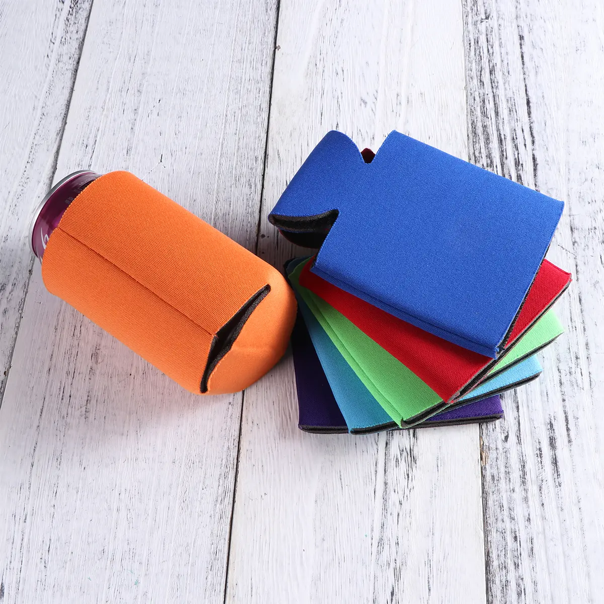6pcs Sleeve Cooler Beer Cooler Beverage Sleeve Drink Can Holder Cool Can Cover for Outdoor Camping BBQ Festival Party Kitchen