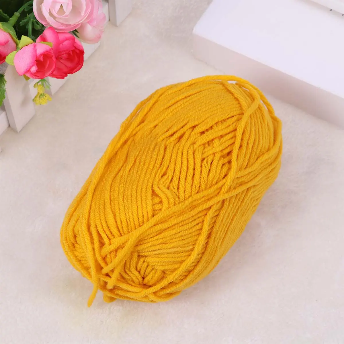 50 G Milk Cotton Yarn Knitting Wool Crochet for Crocheting Sweater Chunky