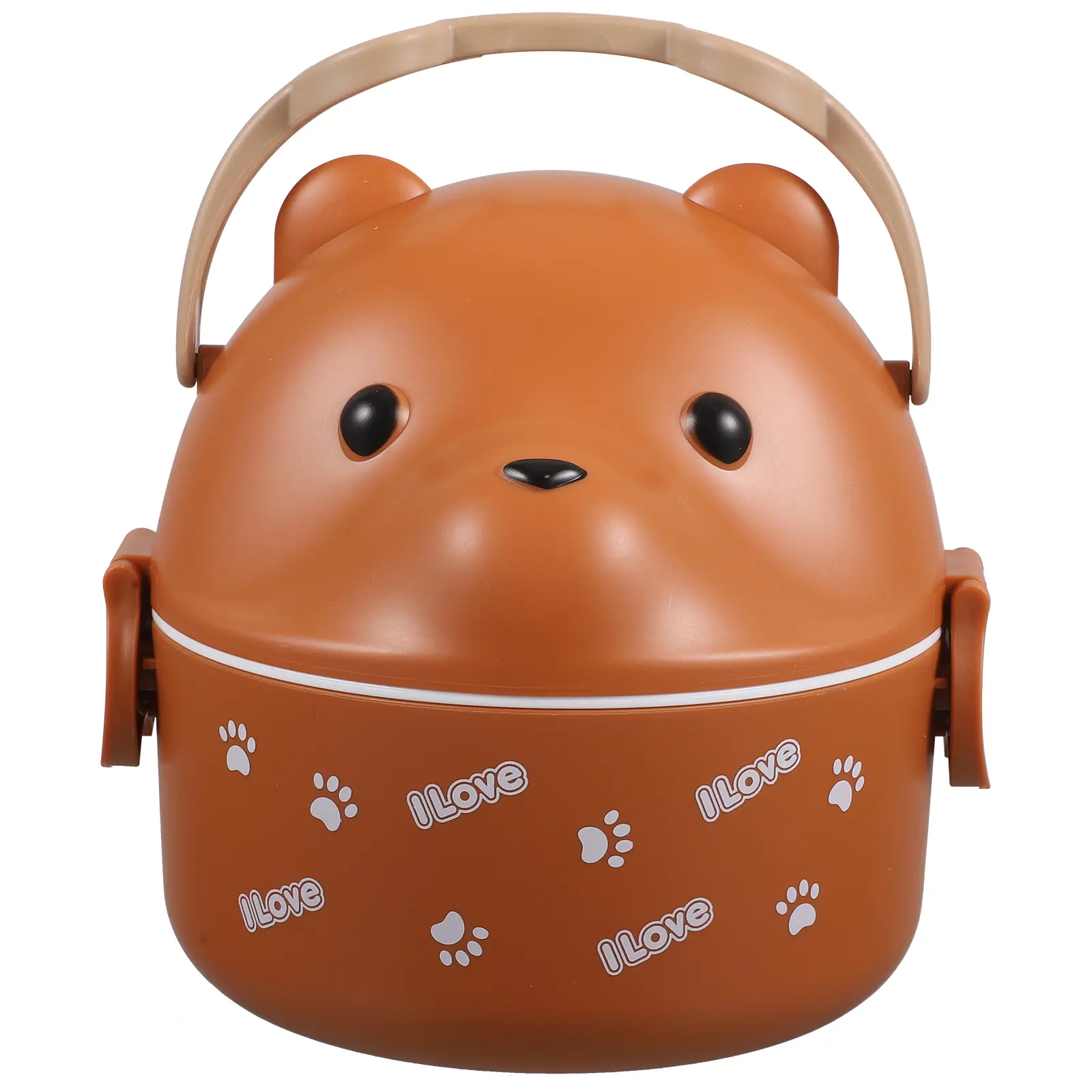 Cute Student Lunch Box Reusable Bento Container Portable Leakproof Food Compartment Box For Work Picnic Adult Containers
