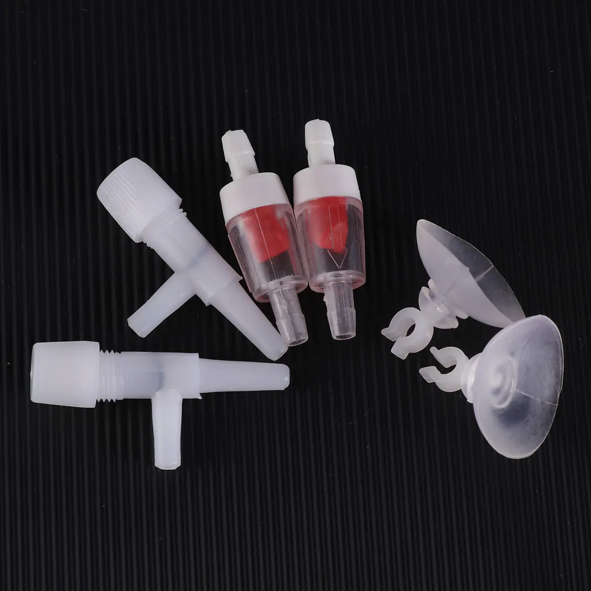 16pcs Air Connector Valve Oxygen Pump Accessories Aquarium Straight Tube Repair Extend Quality Plastic Sturdy Non Return