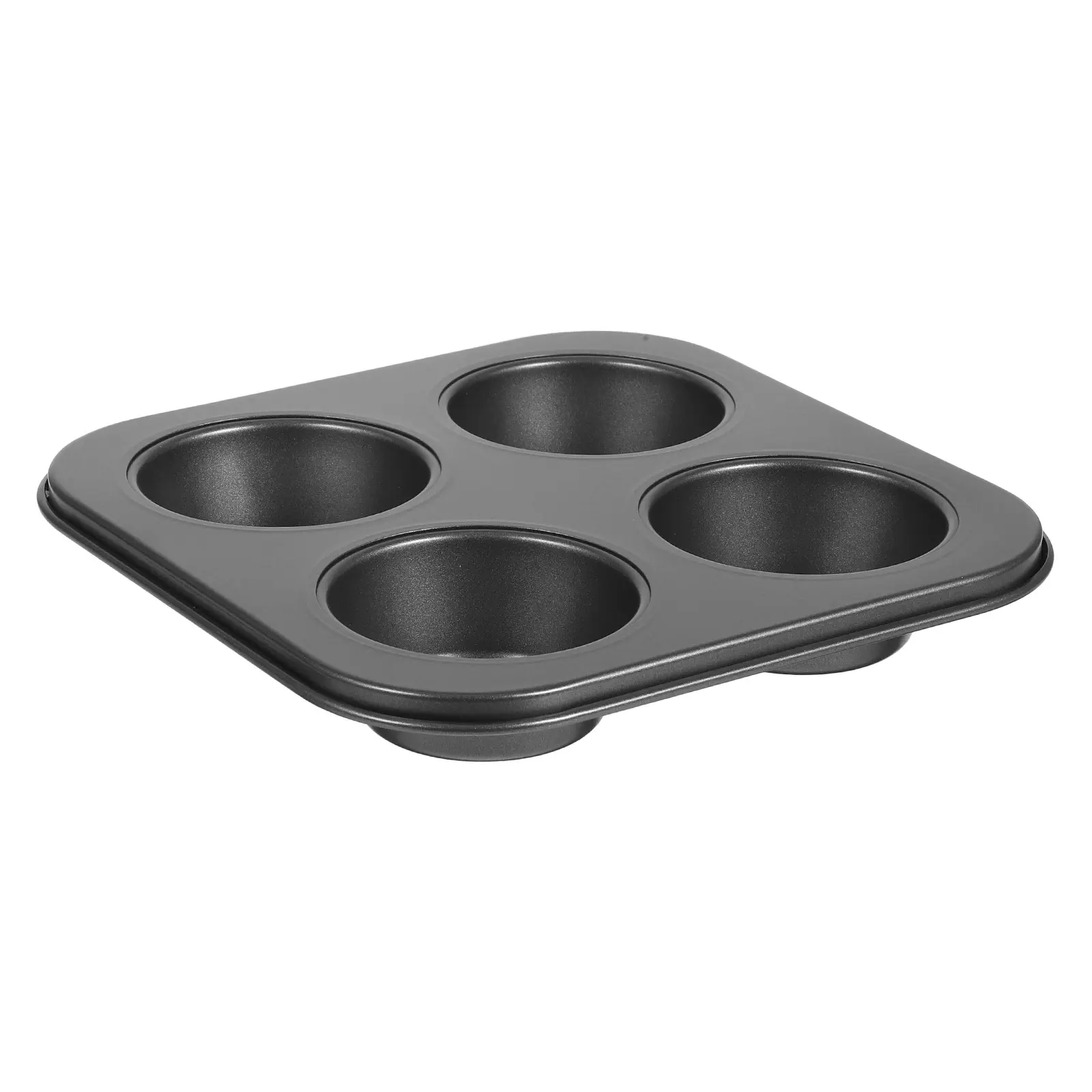 Muffin Cup Pan Aluminum Jumbo Deep Baking Tray Non-Stick for Cupcakes Air Fryer Home Professional Use High Temp Resistant