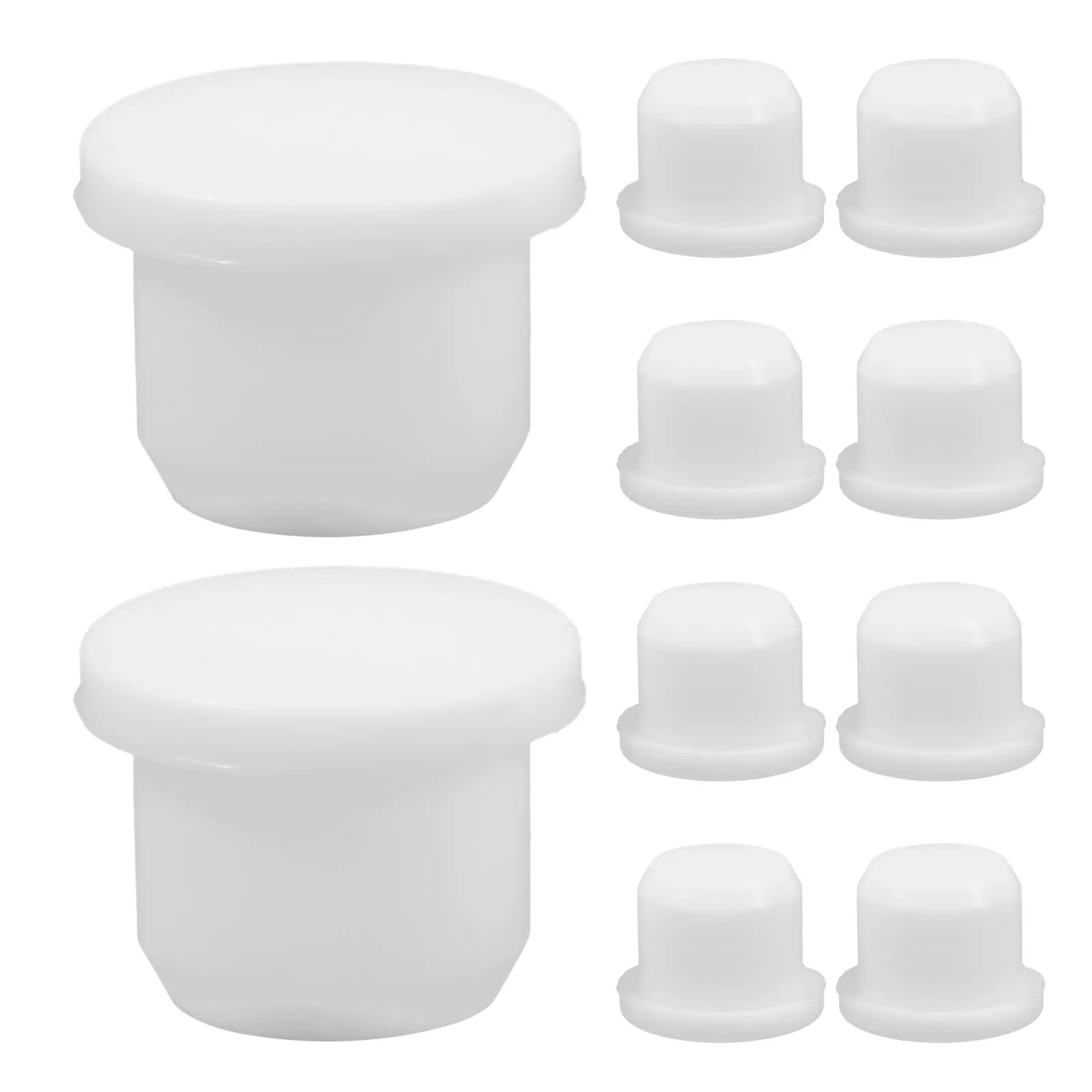 10pcs Silicone Stopper Replacement Plugs for Salt Shaker Reusable Small Solid Caps Condiment Seal Storage Lid Set Spice Jar