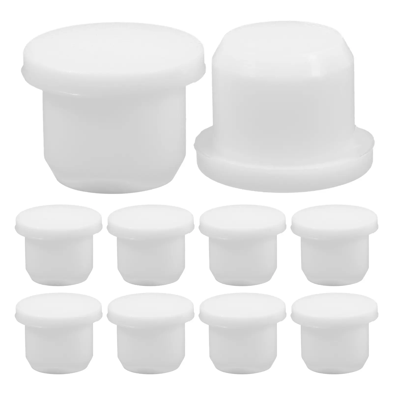 10pcs Silicone Stopper Replacement Plugs for Salt Shaker Reusable Small Solid Caps Condiment Seal Storage Lid Set Spice Jar