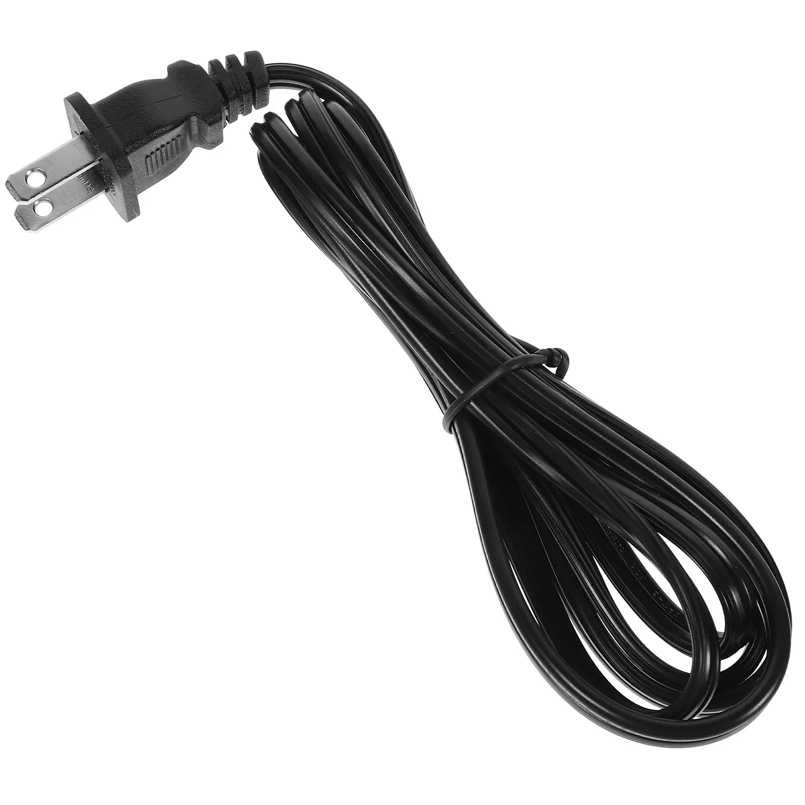 1.5M Power Cable UL Approved Bare Tail 2 Prong Plug Lamp Cord Replacement Ac Cord for Home Office Appliances
