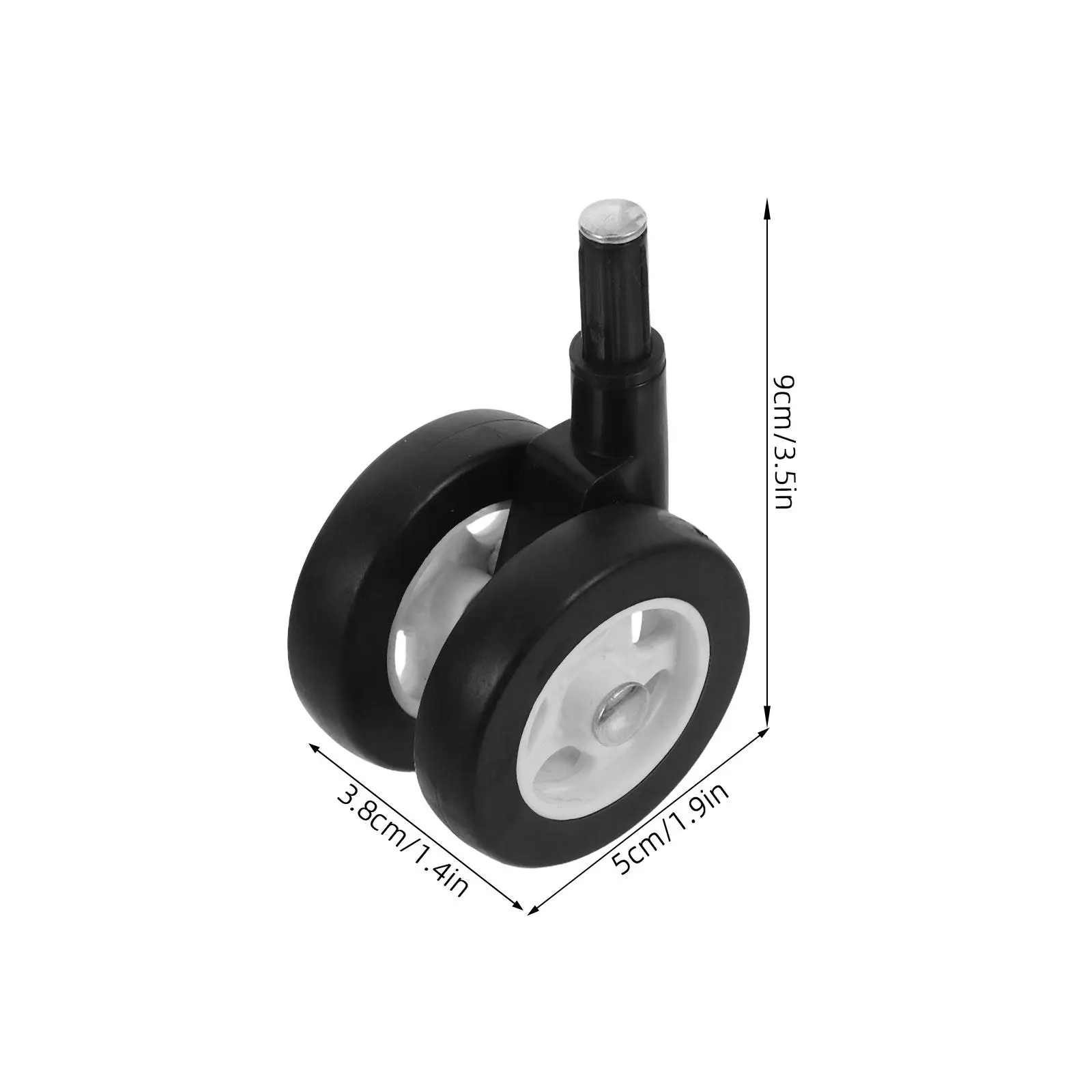 4 Pcs Stroller Wheels Quiet Swivel Detachable Walker Toddler Walkers Wheels Replacement Furniture Caster Removable Silent Wear