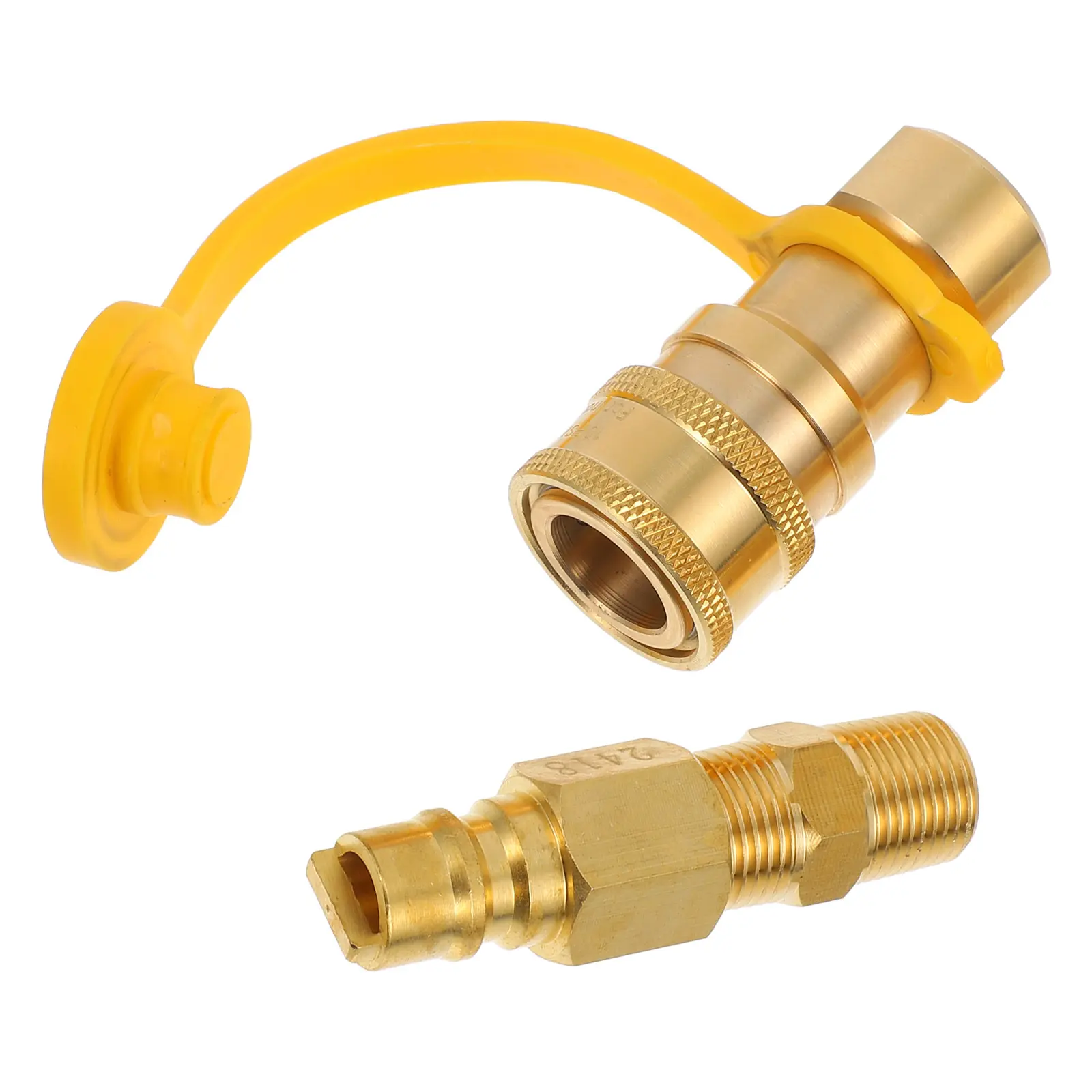 Propane Gas Hose Quick Connector for BBQ Grills Ovens 3 8 Inch Male Threaded Coupler Fuel Keg Jet Boiler Hose Kitchen