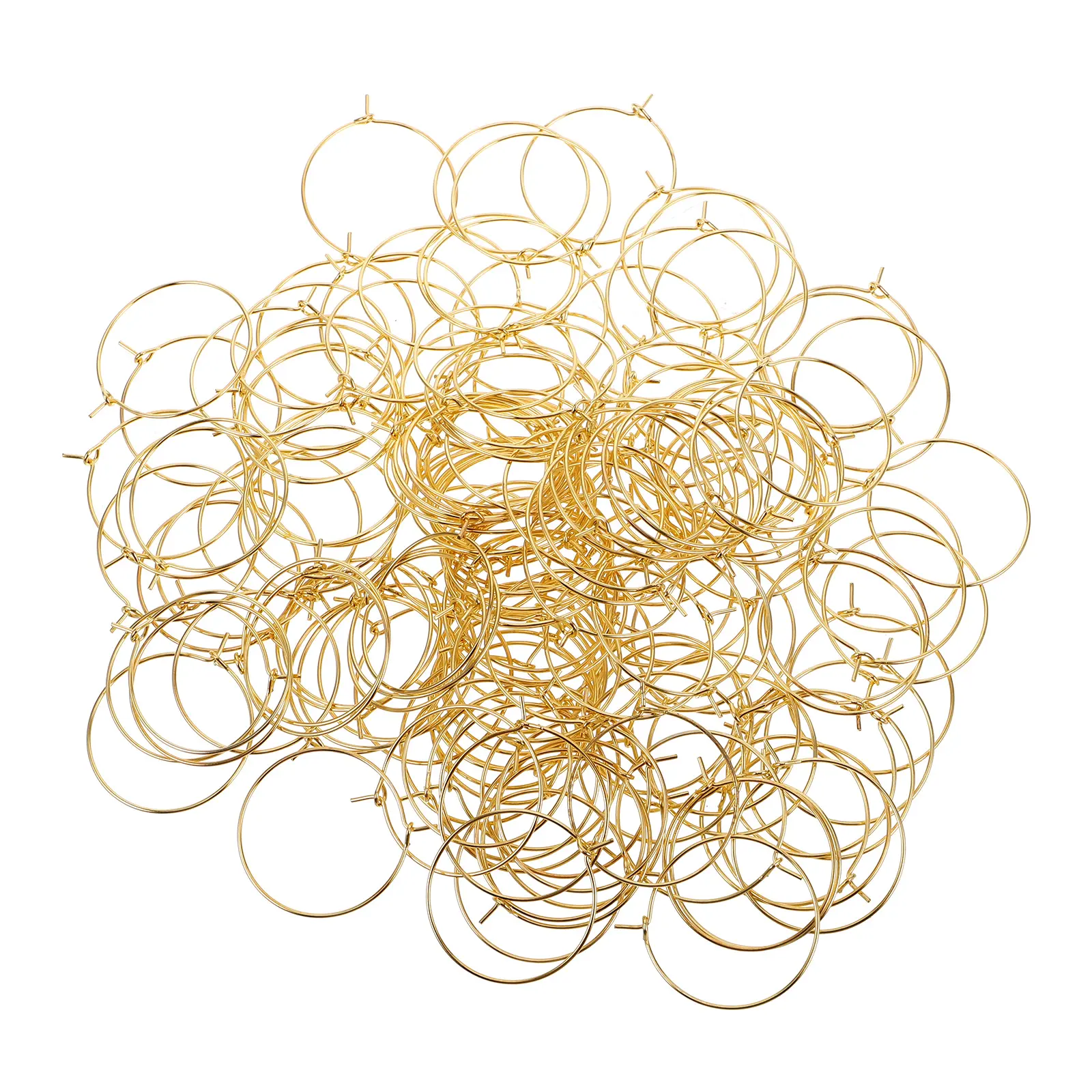 150 Pcs Glass Identification Ring Replaceable Cup Markers Decorate Tags for Electroplated Iron Labels