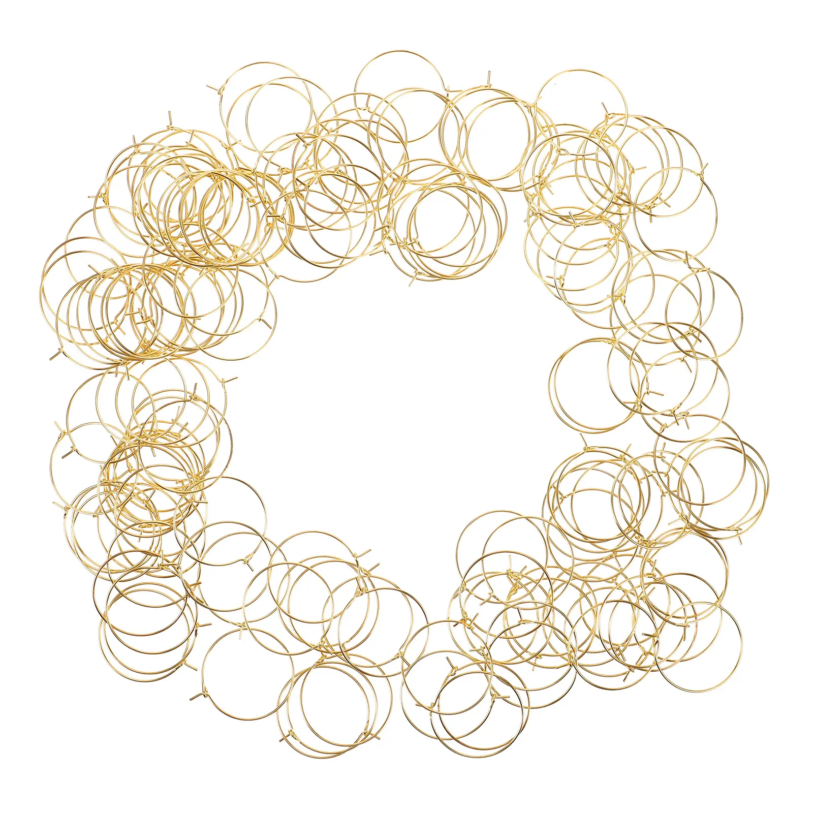 150 Pcs Glass Identification Ring Replaceable Cup Markers Decorate Tags for Electroplated Iron Labels