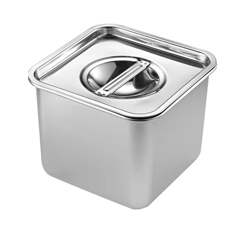 304 Stainless Steel Condiment Jars Spice Containers Seasoning Storage Boxes Salt Pepper Holders Kitchen Utensils Set Leakproof