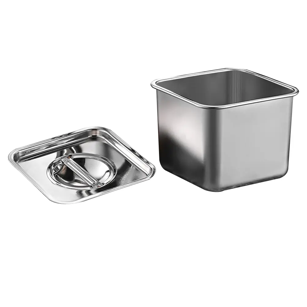 304 Stainless Steel Condiment Jars Spice Containers Seasoning Storage Boxes Salt Pepper Holders Kitchen Utensils Set Leakproof