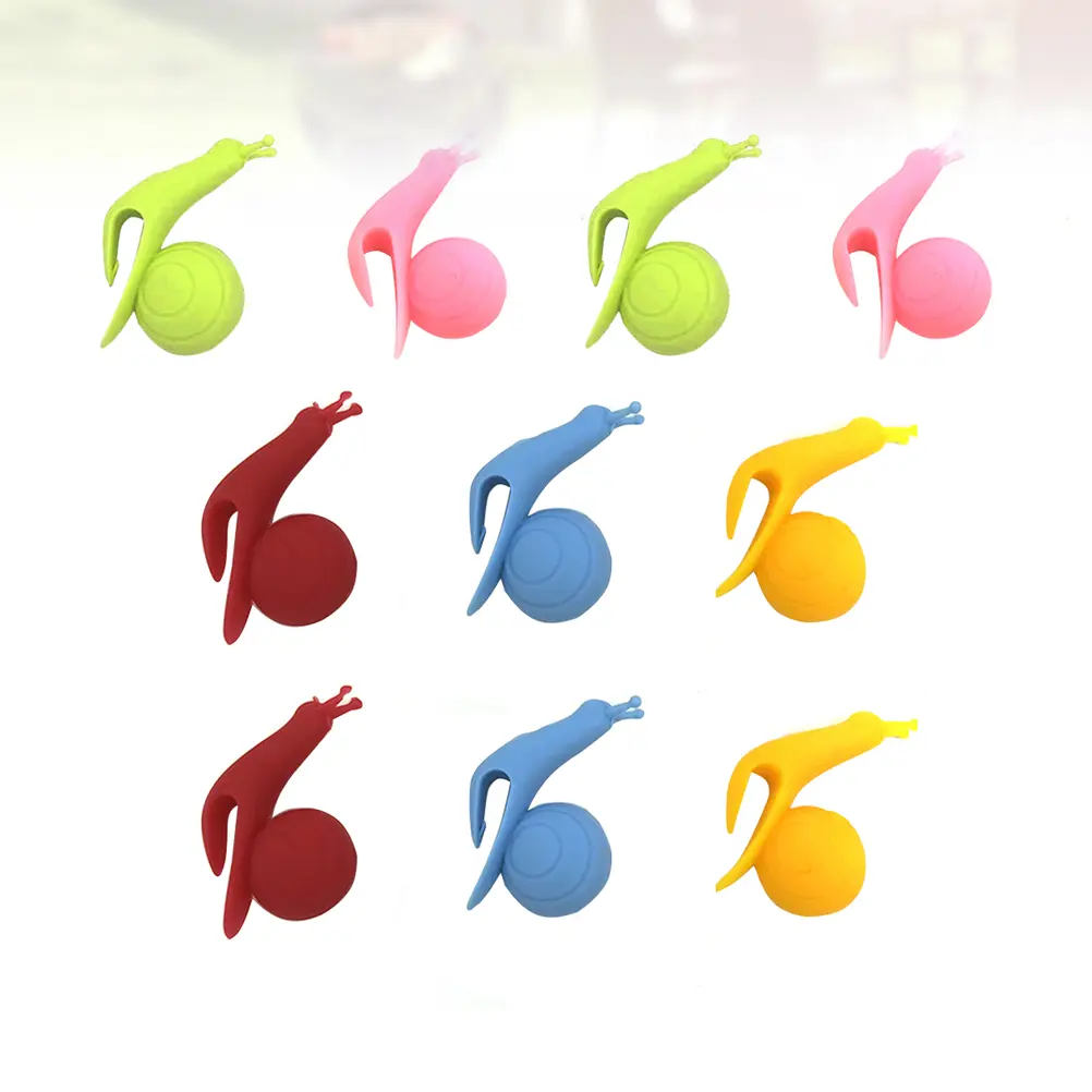 10pcs Glass Marker Silicone Drink Identifier Reusable Charm Tags for Cocktail Party Bar Tools Glass Decoration