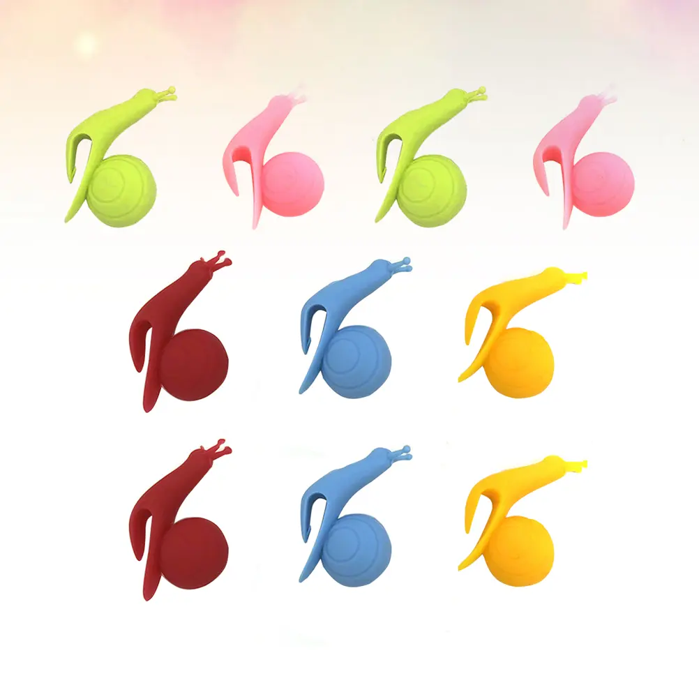 10pcs Glass Marker Silicone Drink Identifier Reusable Charm Tags for Cocktail Party Bar Tools Glass Decoration