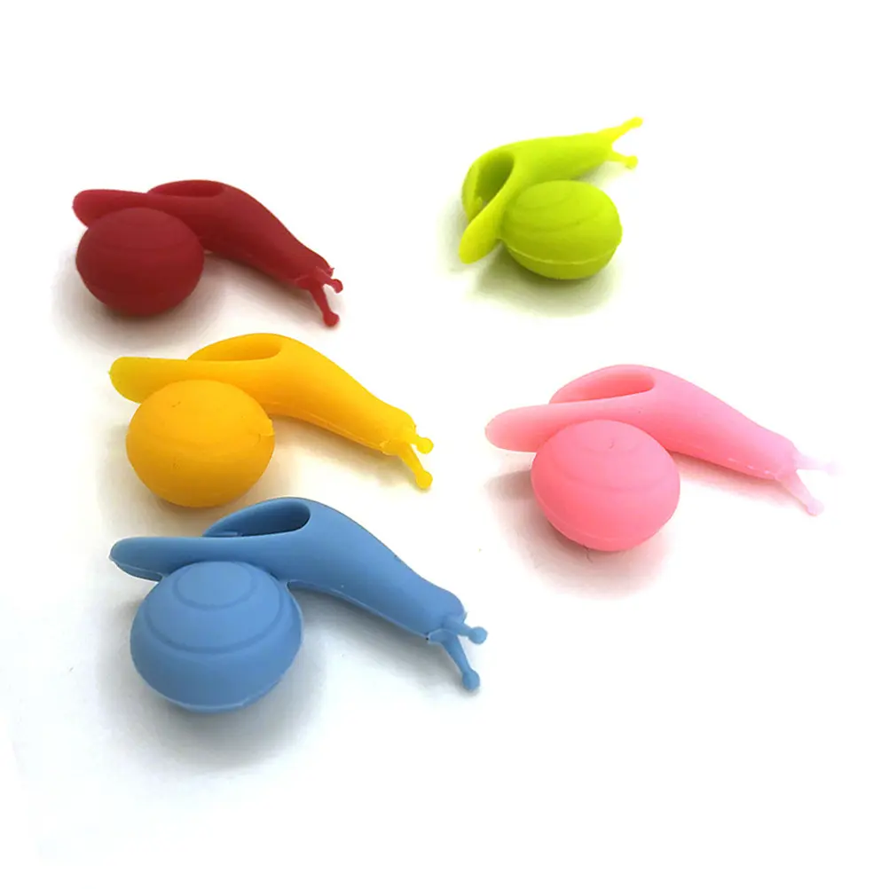 10pcs Glass Marker Silicone Drink Identifier Reusable Charm Tags for Cocktail Party Bar Tools Glass Decoration