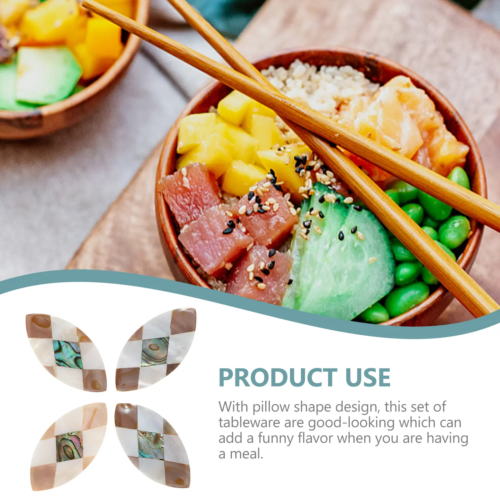 4 Pcs Chopstick Rests Material Spoon Fork Spoon Rack Holder Kitchen Barware Dining TableDecoration Gift