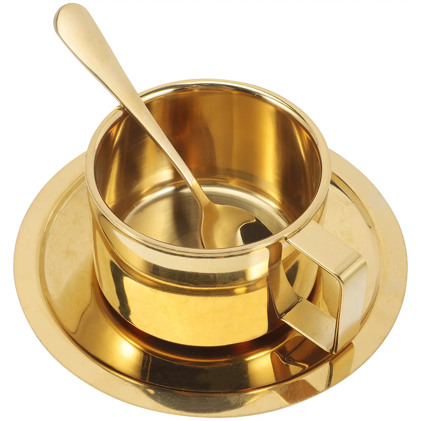 Stainless Mug Large Capacity Metal Cup Household Breakfast Cups Multi-Use Decorative Milk Cup for Home Parties