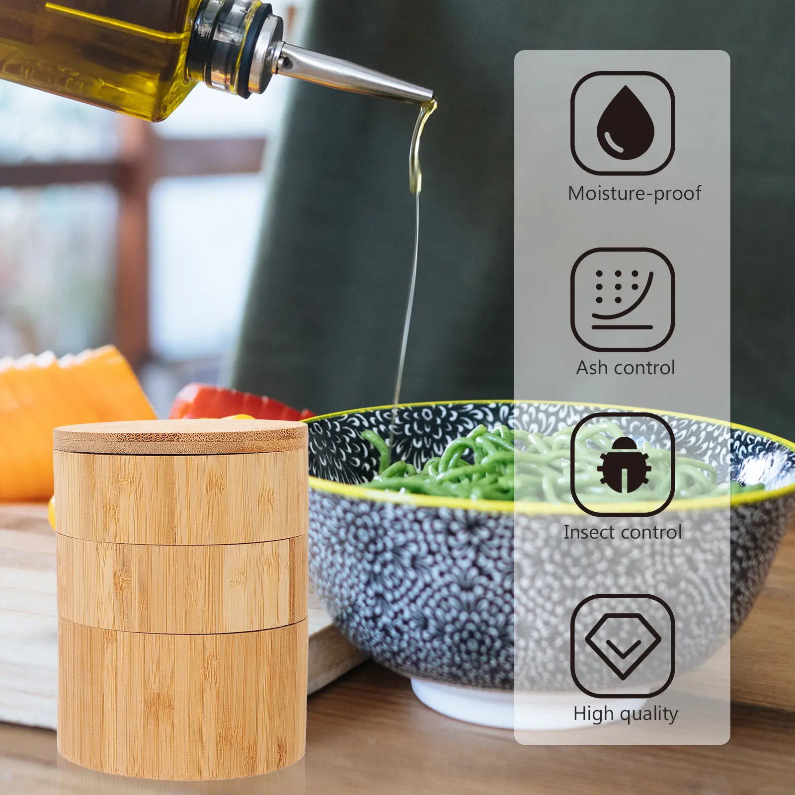 Spice Rack ganizers 3 Layer Seasoning Storage Containers Kitchen Jar Sugar Salt Can Reliable Bottle Holder Shelf