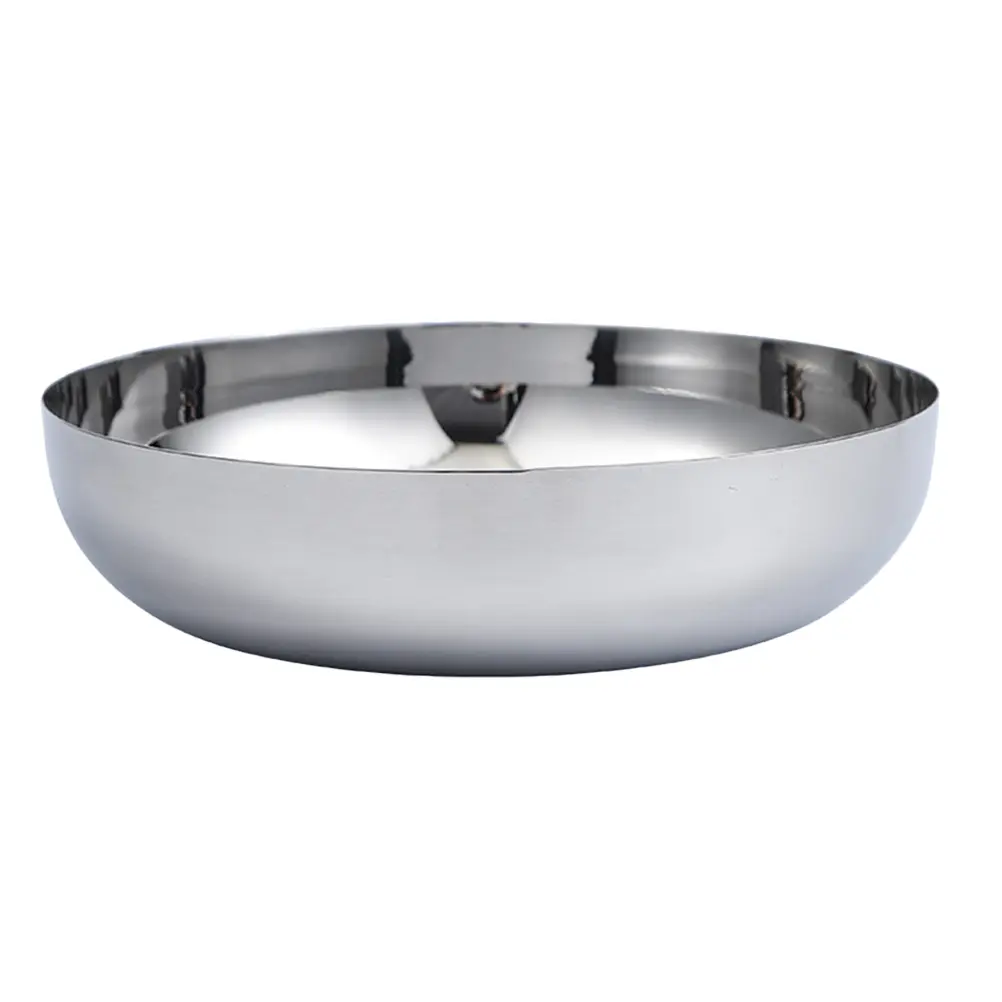 Stainless Steel Ramen Multi-Function Food Bowl for Salad Fruit Dessert Home Kitchen Wear-Resistant Serving Bowl