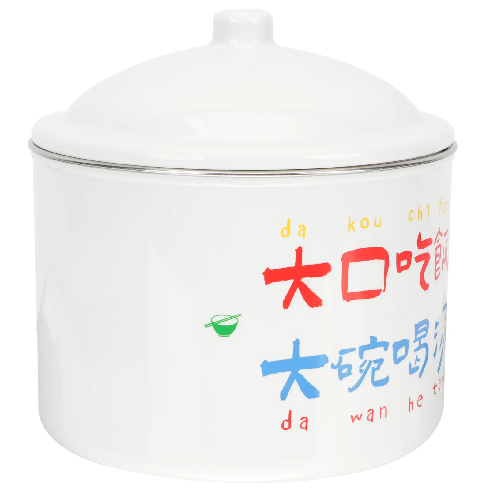 Instant Noodle Bowl Stainless Steel Soup Ramen Kitchen Bowls Leak Proof Seal Cover Anti Scald H Holder Design Elegant
