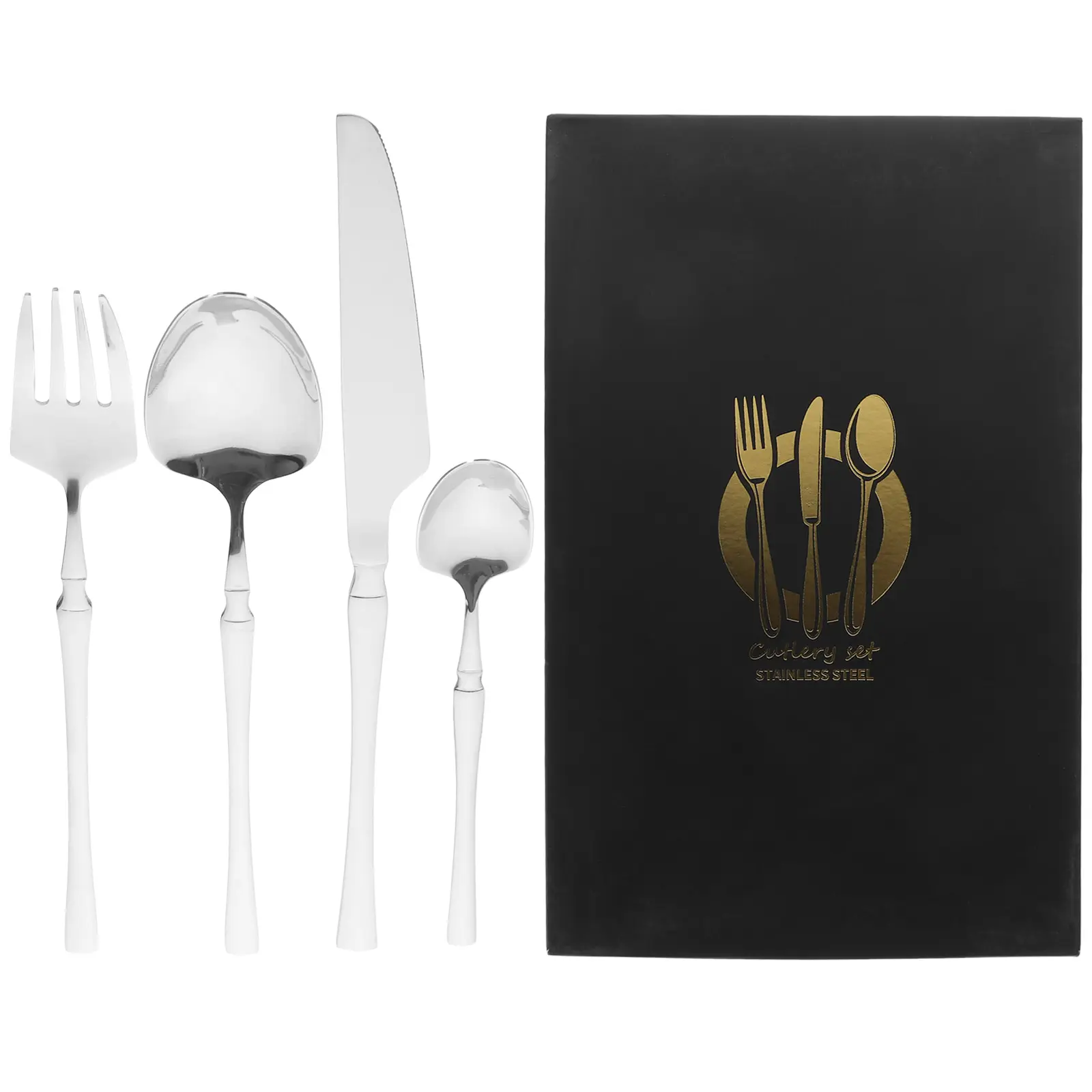 Stainless Steel 410 Stainless Steel Tableware Kitchen Supplies Utensils Fork Spoon Modern Design Kitchen