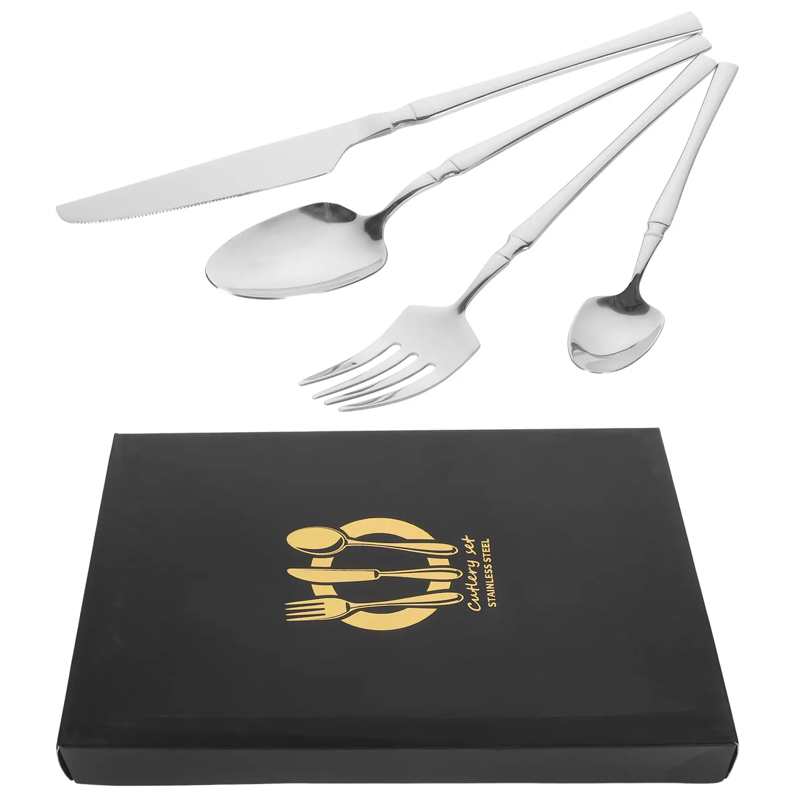 Stainless Steel 410 Stainless Steel Tableware Kitchen Supplies Utensils Fork Spoon Modern Design Kitchen