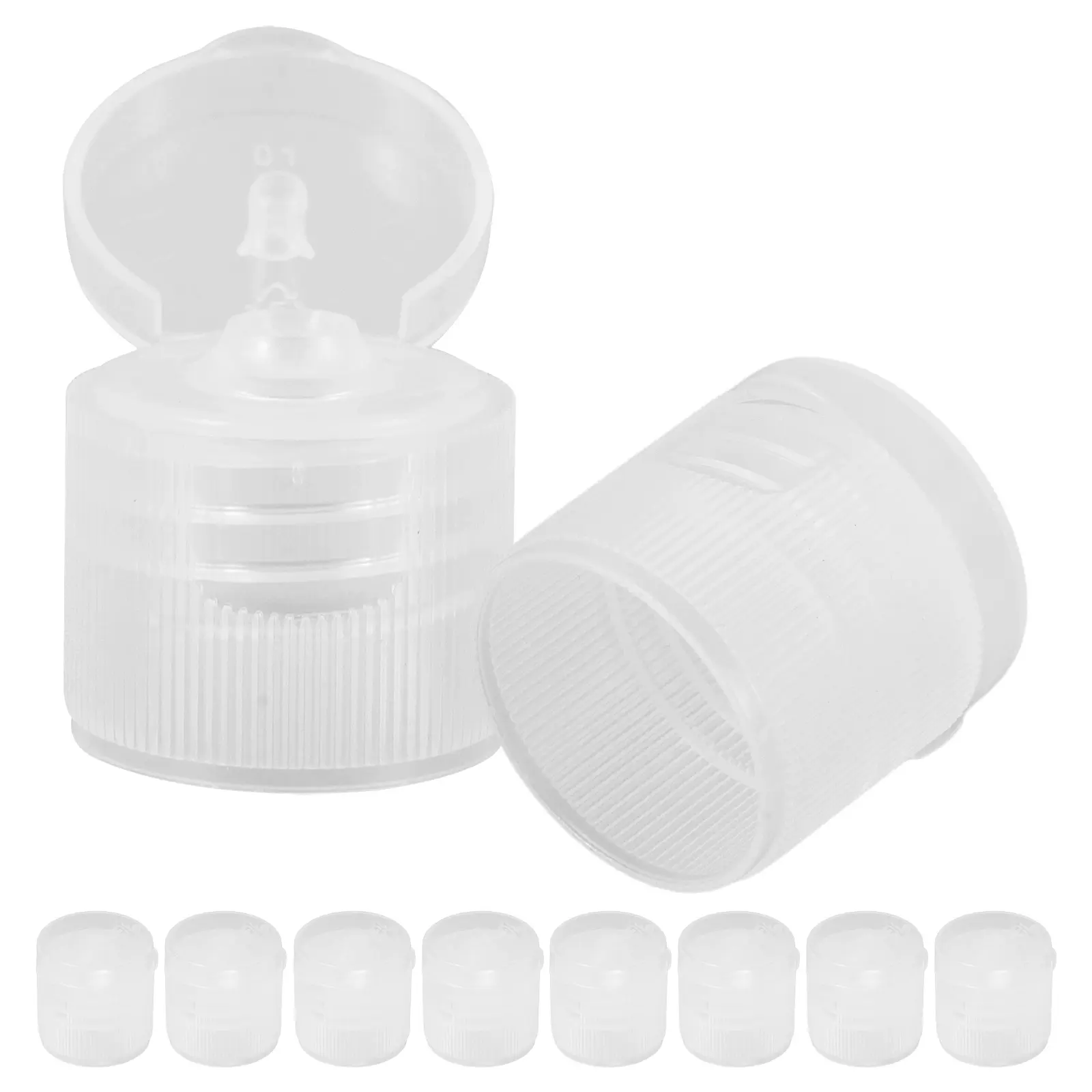 30pcs Plastic Toothpaste Caps Durable Travel Portable Screw-in Lid Cover for Bathroom Home Use Space-saving Toothpaste
