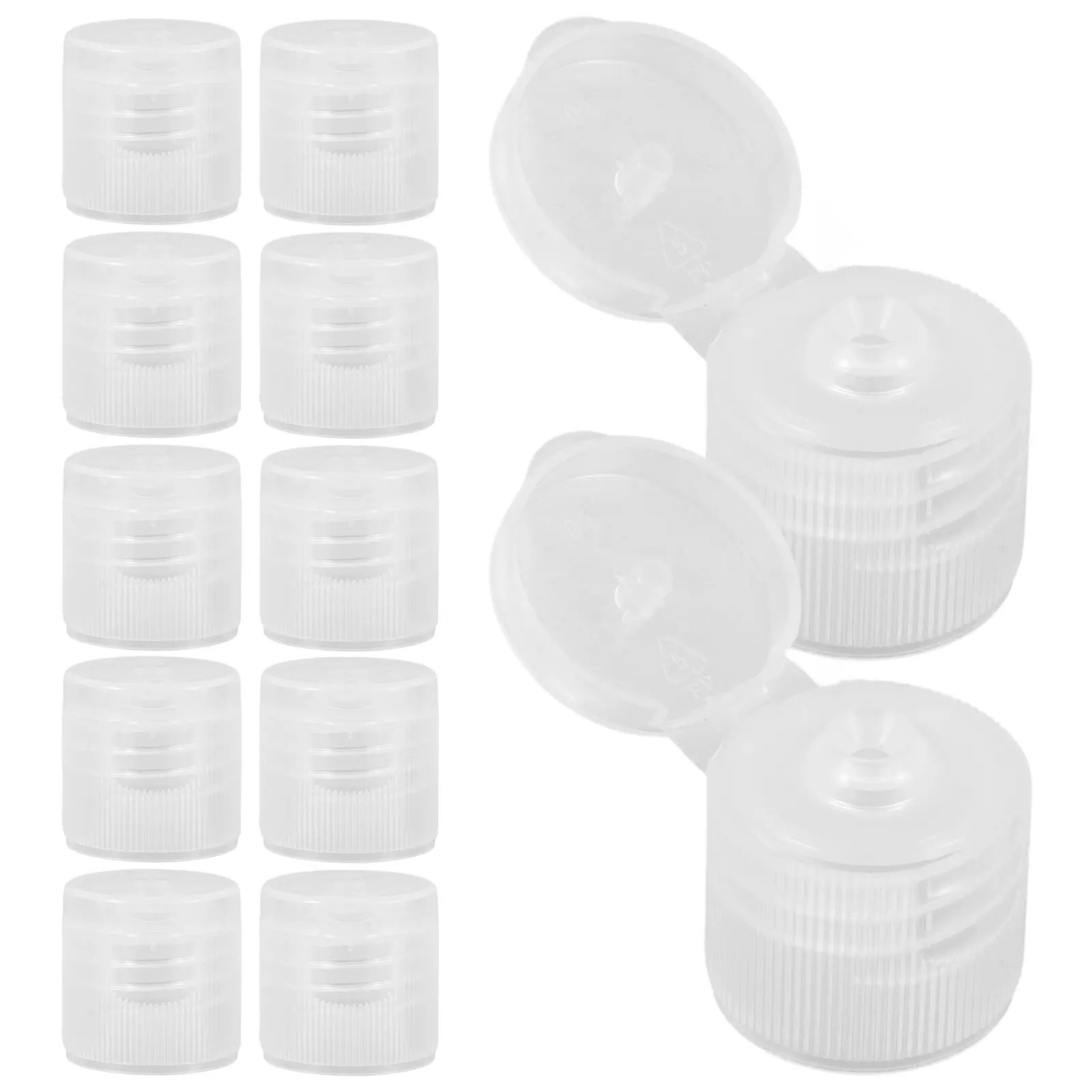 30pcs Plastic Toothpaste Caps Durable Travel Portable Screw-in Lid Cover for Bathroom Home Use Space-saving Toothpaste
