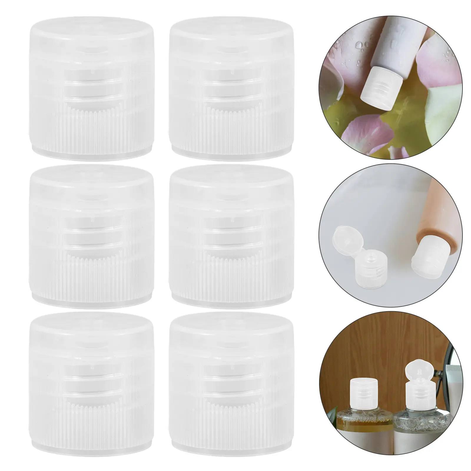 30pcs Plastic Toothpaste Caps Durable Travel Portable Screw-in Lid Cover for Bathroom Home Use Space-saving Toothpaste