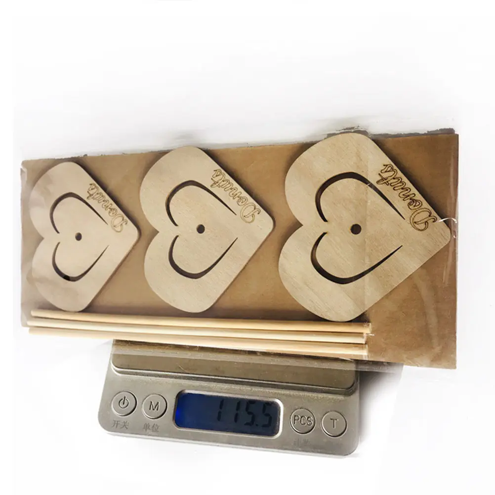 Heart Shaped Wooden Donut Stand Party Dessert Display Holder Rustic Sweet Wedding Birthday Bridal Shower Cake Rack