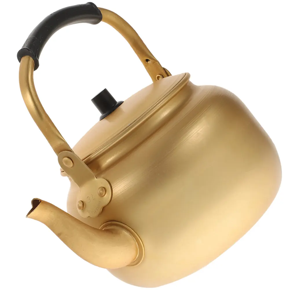 Aluminum Kettle Tea Korean Electric Pot for Boiling Water Boiler Golden Teapot Kettles