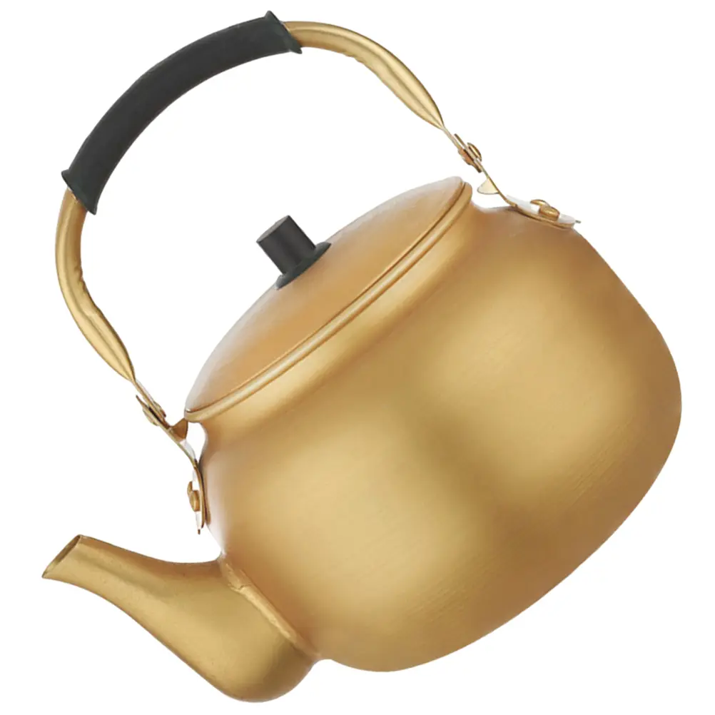 Aluminum Kettle Tea Korean Electric Pot for Boiling Water Boiler Golden Teapot Kettles
