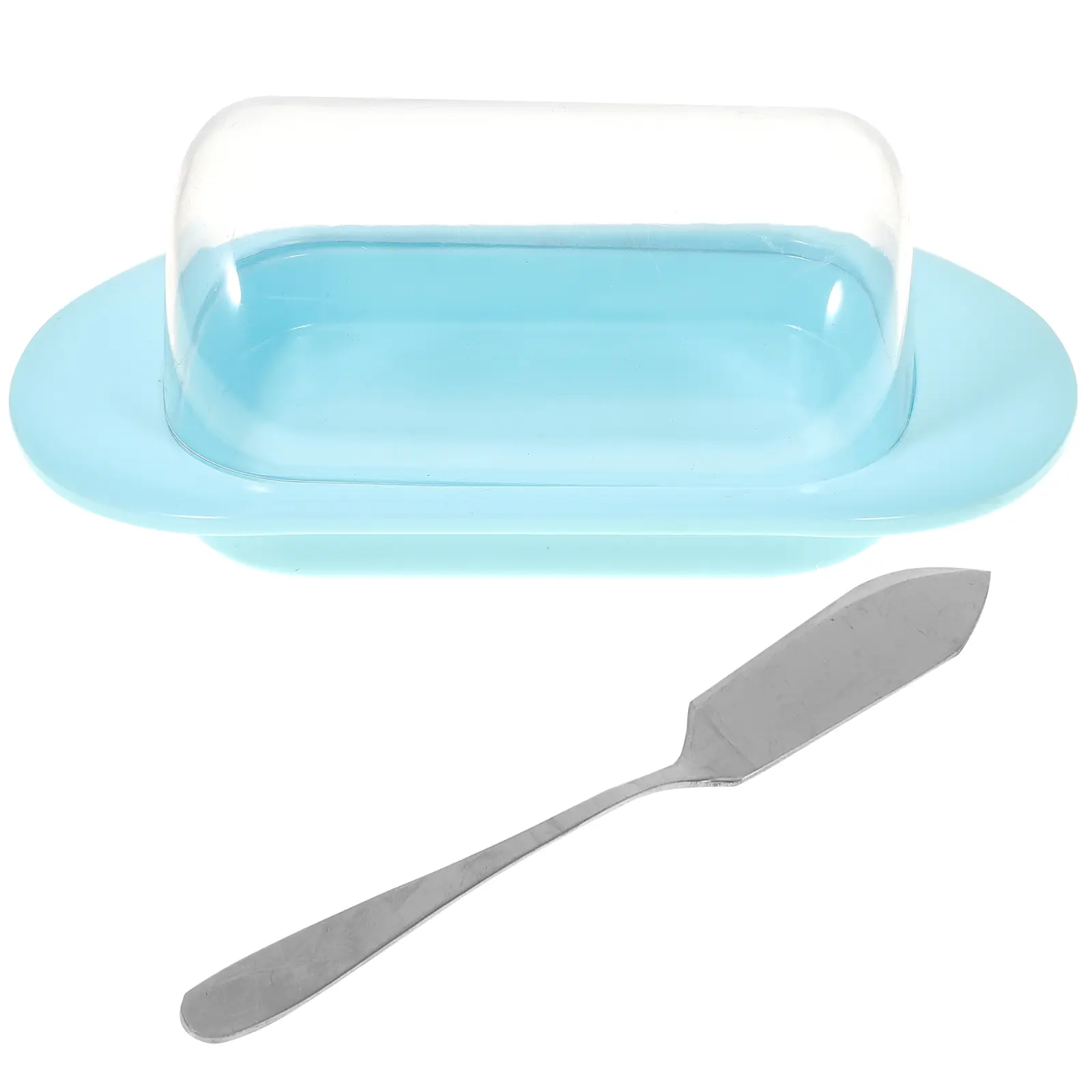 Butter Box Kitchen Utensil Cheese Keeper Plastic Case Covered Dish Storage Container Airtight Food Preservation Easy Clean