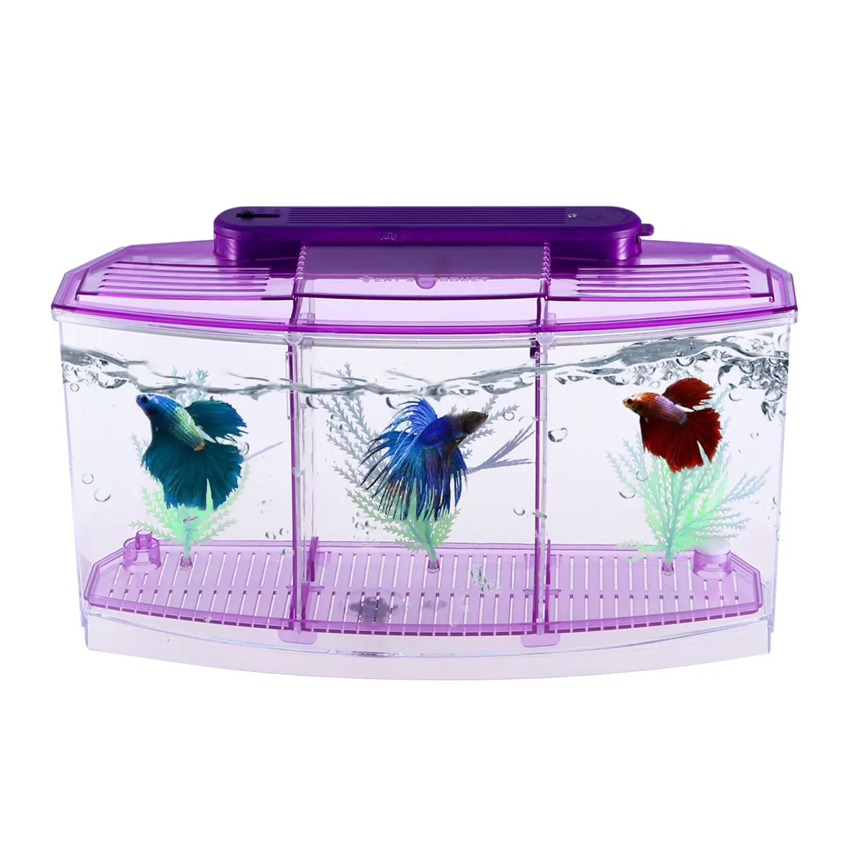 Mini Goldfish Tank Fish Fry Small Tanks Tiny Aquarium Office Desktop Pet Supplies Durable Safe Long Use Easy Care