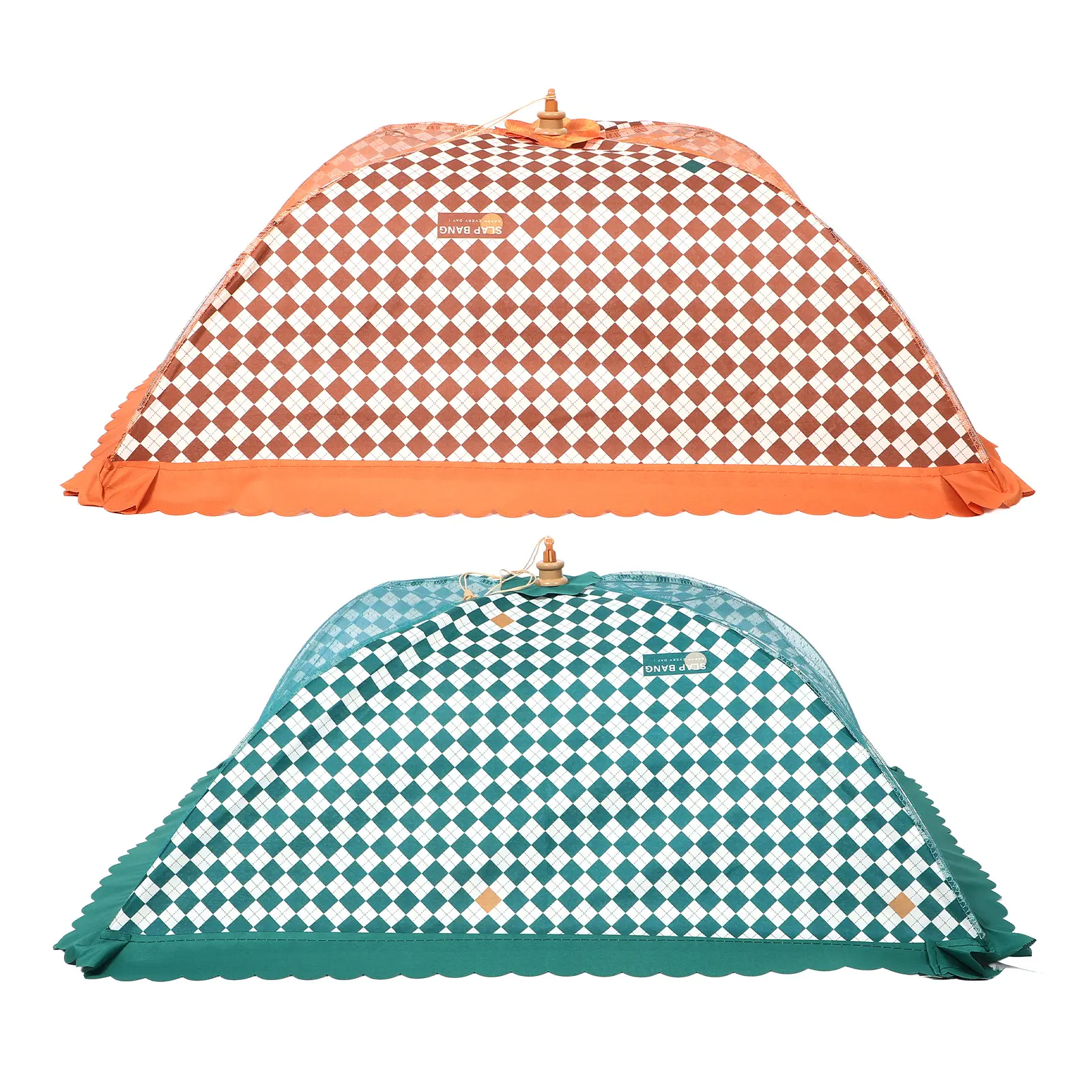 2Pcs Foldable Accessory Dome Outdoor Cover Mesh Food Food Tent Dome 50x70cm Picnic Dining Table Camouflage Pattern