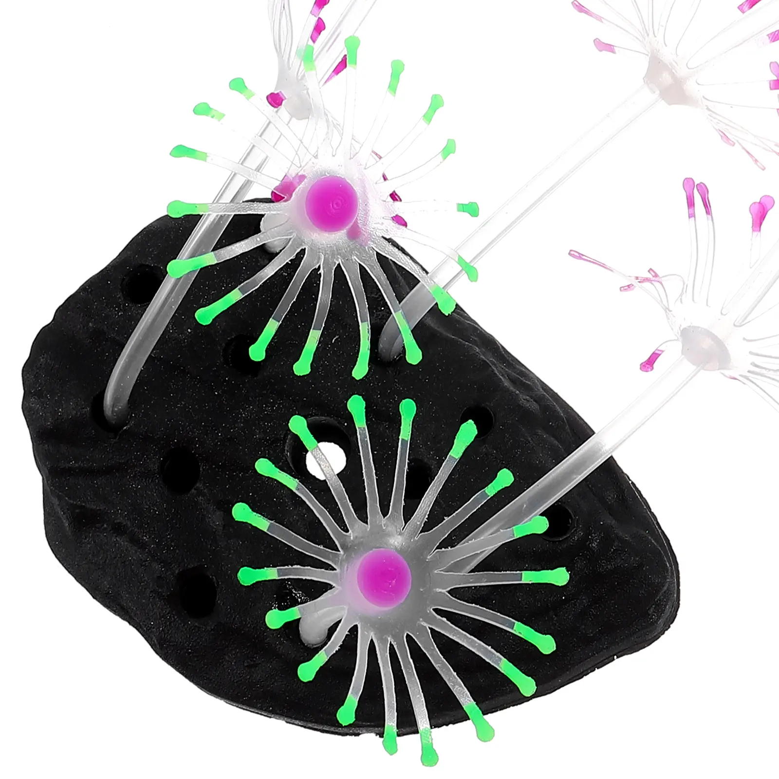 Simulated Coral Ornaments Fluorescent Decoration Aquarium Artificial Reef for Aquariums False Silica Gel