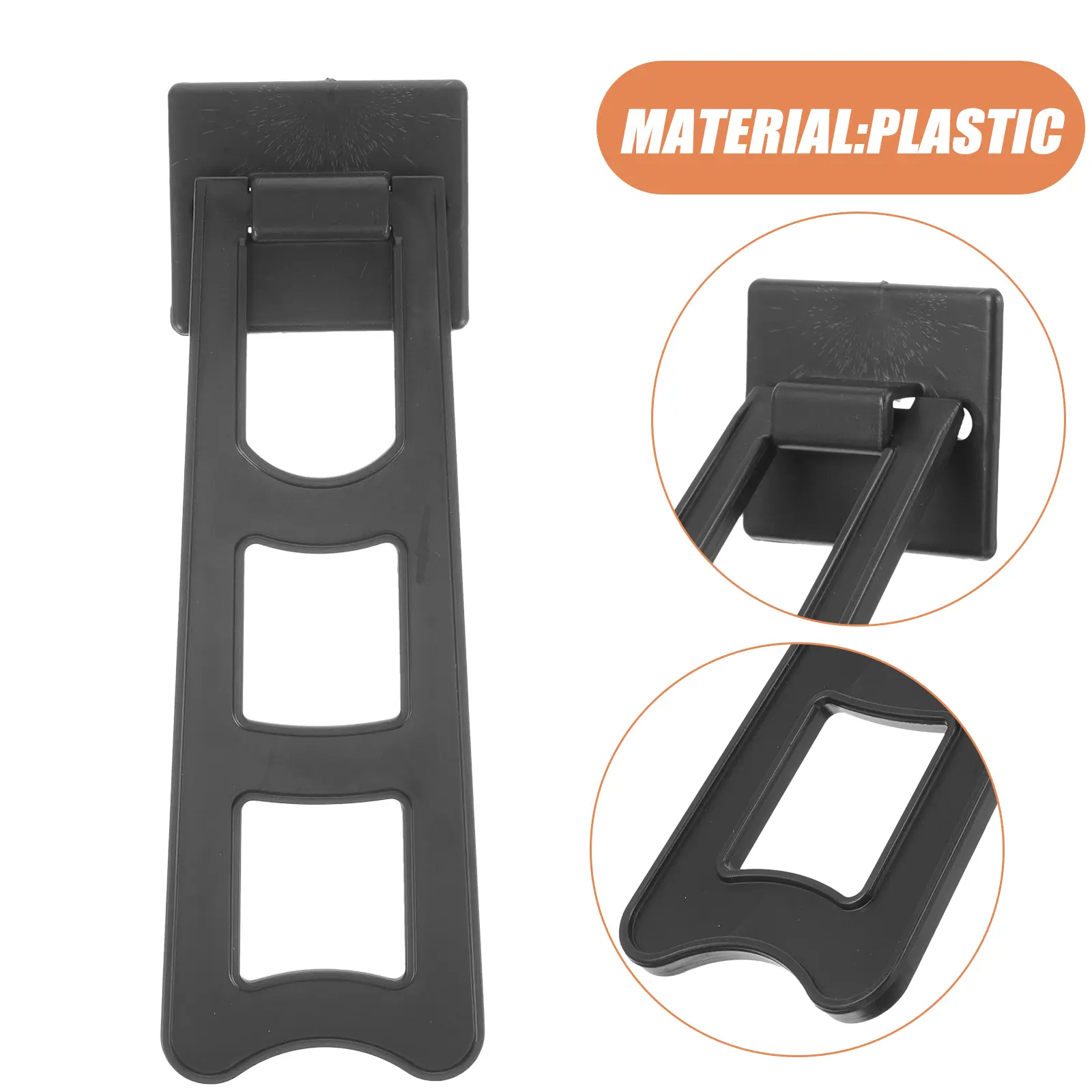 10 Pcs Black Trapezoid Photo Frame Stand Plastic Easel Support Bracket Display Holder Desktop Picture Rack Frame Section