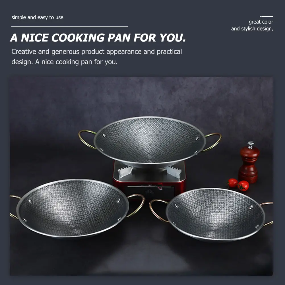 Stainless Steel Pot Kitchen Cooking Pan 25cm Reusable Hot Pot Lid Cooking Pan Sturdy Kitchen Cookware