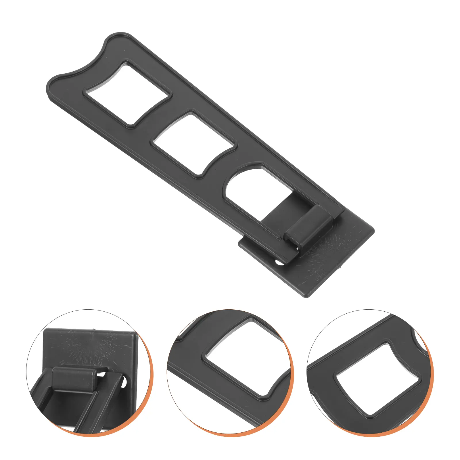 10 Pcs Black Trapezoid Photo Frame Stand Plastic Easel Support Bracket Display Holder Desktop Picture Rack Frame Section