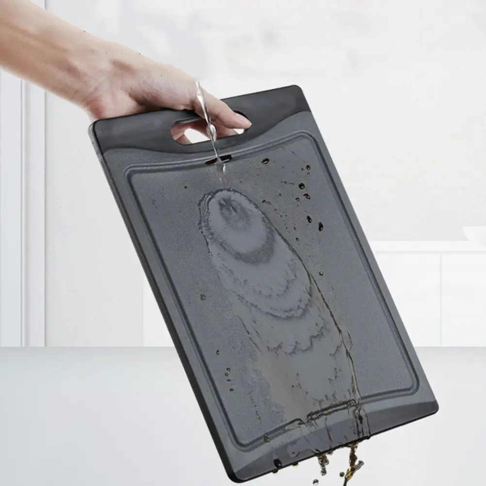 PP U Shape Anti-Overflow Cutting Board Non-Slip Chopping Board Durable Vegetable Cutting Board Kitchen Accessories