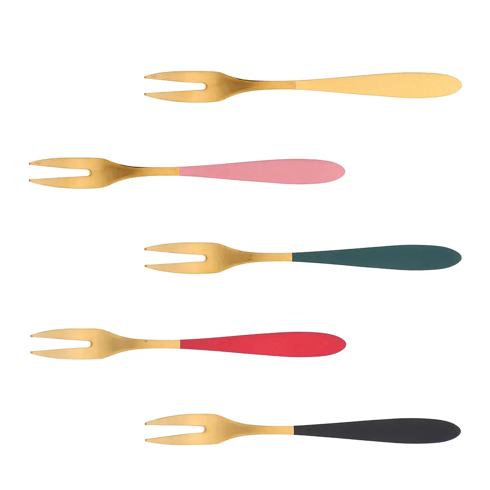 12pcs Stainless Steel Fruit Forks Polished Lightweight Mini Dessert Snack Appetizer Cake Forks for Party Banquet Home